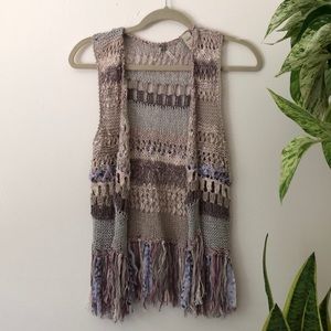 Boho Fringe Vest